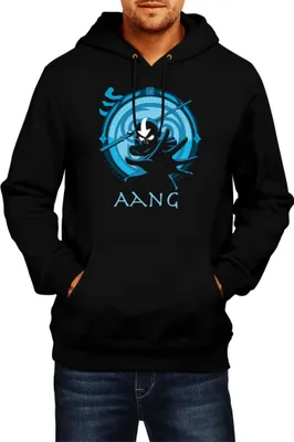 Produktbild von Herren Kapuzenpullover Japan Manga Anime Comics Animation Avatar 4, Man L / Schwarz