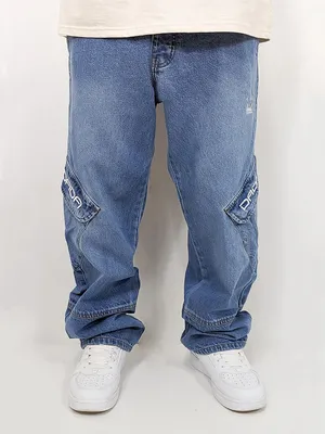 Produktbild von DADA Supreme Cargo Baggy Jeans mit Taschen und DADA Stitch Größe: 36W
