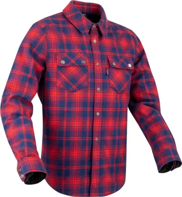 Produktbild von Segura Sierra Motorrad Hemd, rot/blau, 2XL