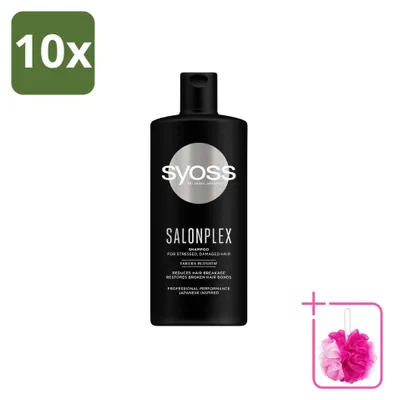 Obrázek produktu pro 10 x Šampon Syoss Salonplex – ochrana barvených vlasů – 440 ml – výhodná sada – 10 kusů