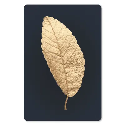 Produktbild von MuchoWow® Mauspad Mousepad Baum - Blatt - Schwarz und Gold 40x60 cm - Mousepads - Maus Mat - Pad - Mausunterlage - Schreibtisch Accesoire