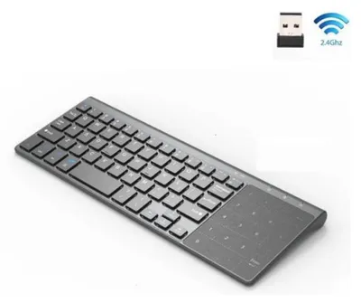 Productafbeelding van Elementkey V08 Wireless 2.4Ghz Mini USB Toetsenbord & Digitale Touchpad –