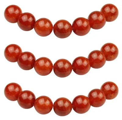 10mm Rote Drachenader-Achat Kugeln, 35 Stück, lose Halbedelsteine
