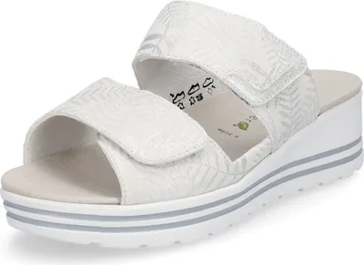 Produktbild von Waldläufer Damen Pantolette Michelle grau silber 3,5
