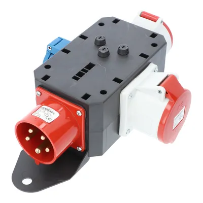 Obrázok produktu pre AS Schwabe 60525 MIXO-Adapter 400V "MOSEL" 32 A 1 CEE-Stecker 32 A, 5polig 400 V IP44 (60525)
