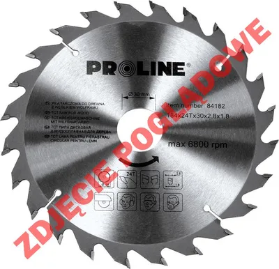 Produktbild von Proline Hartmetallbestücktes Kreissägeblatt Für Holz 350Mm 84358