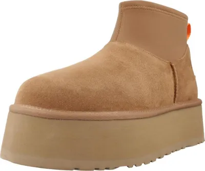 Image de Botines Mujer Modèle Ugg Classic Mini Dipper Couleur Marron