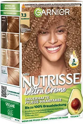 Produktbild von Nutrisse Dauerhafte Pflege-Haarfarbe 073 Goldblond