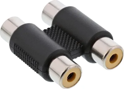 Immagine prodotto di InLine® Adattatore Audio 2x RCA femmina / femmina, accoppiatore doppio