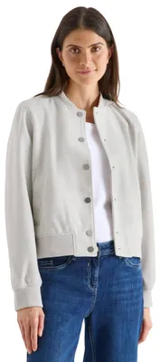 Obrázek produktu pro Bunda Cecil, model blouson, světle šedá barva s melírem, materiál připomínající vlnu, velikost XXL