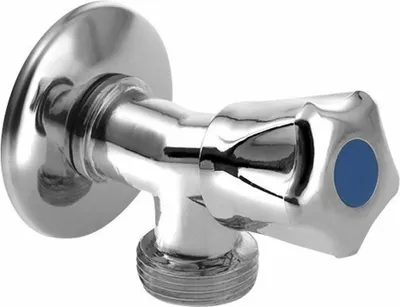 Produktbild von Aqualine Waschmaschinen-Kugelventil mit Rückschlagventil, 1/2"x3/4“, Chrom