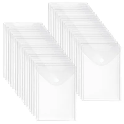Obrázek produktu pro 96 kusů průhledných plastových obalů – 18 x 25 cm, s uzavíratelným zipem, vhodné pro dokumenty a fotografie