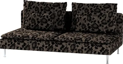 Produktbild von Dekoria Bezug für Söderhamn Sitzelement 3, braun-schwarz, Bezug für Sitzelement 3