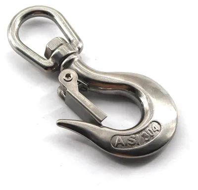 Schwenköse-Haken aus 304 Edelstahl, 150 kg, silber