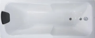Produktbild von Basera Badewanne Bali 170 x 75 cm mit LED-Ambiente und Kopfstütze