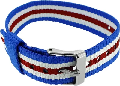 Produktbild von Timex | Uhrenarmband 16mm Durchzugsband Textil mehrfarbig TW7C09900