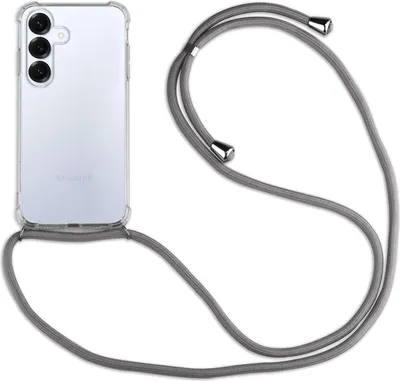 Produktbild von Handykette für Samsung S25+ Handyhülle mit Band Hülle Galaxy S25+ in Grau