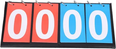 Productafbeelding van Basketbalscorebord - Score teller - Wedstrijd bijhouden - Waterdicht en lichtgewicht - Tot 4 cijfers - Zwart
