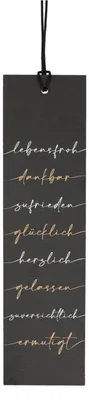 Produktbild von Butzon & Bercker Schiefertafel mit Affirmationen für ein positives Lebensgefühl