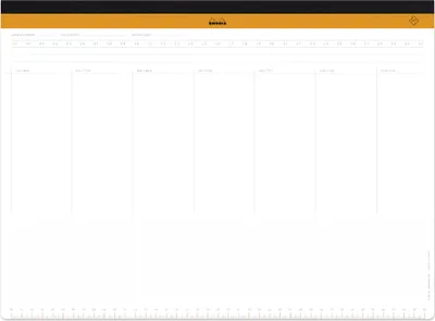 Produktbild von RHODIA Papier-Schreibunterlage RHODIATIME DIN A4+ 60 Blatt