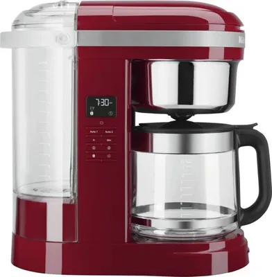 Produktbild von KitchenAid Filterkaffeemaschine Empire Rot 1100 W bis 12 Tassen einstellbare Kaffeestärke Aromawahlfunktion Warmhaltefunktion Timer Permanentfilter