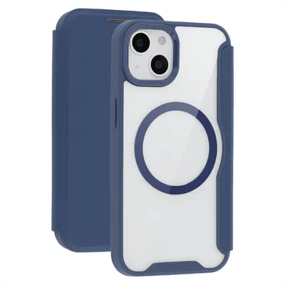 Image de imoshion Étui transparent avec MagSafe pour Apple iPhone 14 / 13 - Bleu