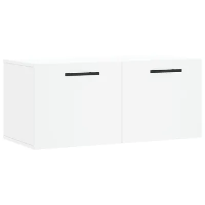 Produktbild von vidaXL Wandschrank Weiß 80x36,5x35 cm Holzwerkstoff