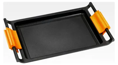 Produktbild von Effiziente Grillplatte aus Aluminiumguss, 45 cm, Induktion