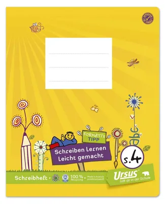 Produktbild von Formati 060531084 Schreibheft Quart S.4 - 20 Blatt 80g/qm 10/5mm liniert