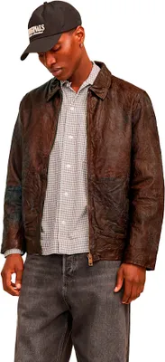 Produktbild von Jack & Jones Crincle Lederjacke Braun XL Mann Braun XL