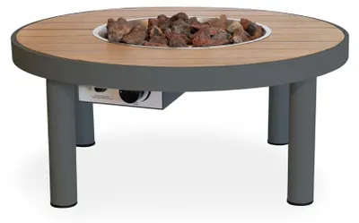 Produktbild von Happy Cocooning Feuertisch Riviera 80, Farbe: Anthrazitgrau