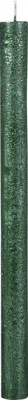 Image de Bougie de table rustique METALIC 29 cm vert métallique