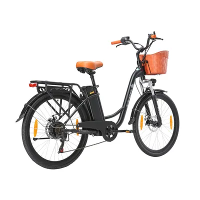 Zdjęcie produktu dla TTGO YY-26ST Rower Elektryczny - Silnik 250W Baterią 36V14.5AH 26 Calowe Koła Mechaniczn Hamulec Tarczowy - Czarny