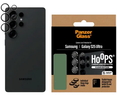Image de PanzerGlass Hoops Protection objectif pour Samsung Galaxy S25 Ultra - Ultra clair compatible coque
