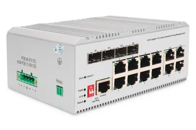 Image de DIGITUS DN-651145 DIGITUS Commutateur industriel Gigabit Ethernet, 8 ports