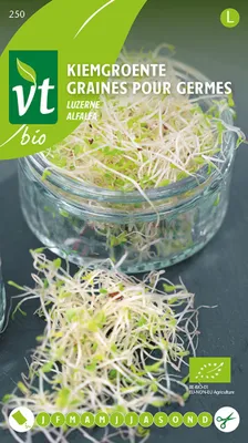 Obrázok produktu pre Zrná na klíčenie Semená lucerny - približne 16 gr | VT_250