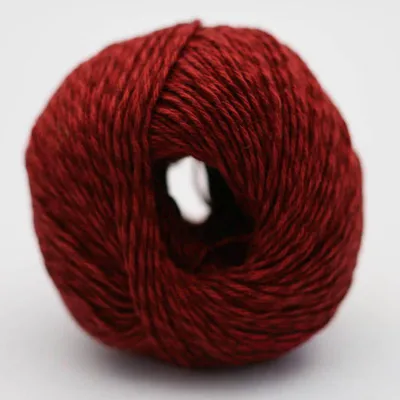 Produktbild von BC Garn Allino 37 Wolle Kirschrot 50g Leinen Baumwolle