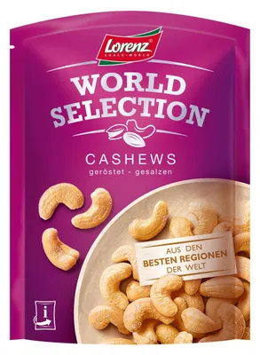 Zdjęcie produktu dla Lorenz Selection Nerkowce prażone i solone 100g