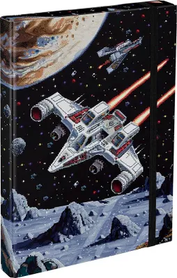 Zdjęcie produktu dla BAAGL Teczki na zeszyty szkolne A4 Pixel Space