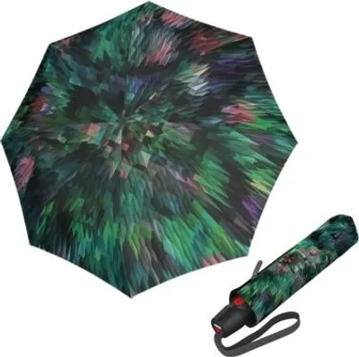 Zdjęcie produktu dla Knirps KNIRPS T.200 Medium Duomatic Peacock Green - elegancki, w pełni automatyczny parasol