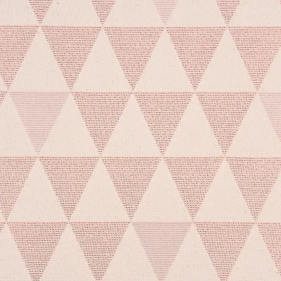Produktbild von Dekostoff Meterware Doubleface Premium Metallic Triangel rosa hellb