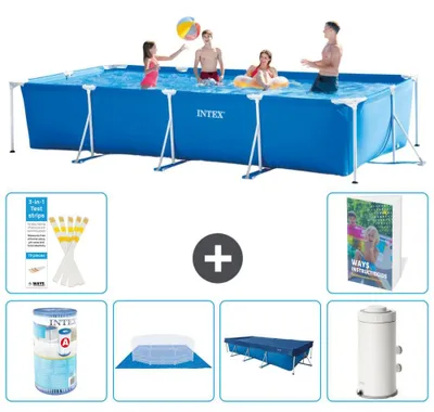 Zdjęcie produktu dla Prostokątny basen stelażowy - 450x220x84 cm - 5-elementowy, model S72