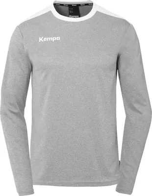 Produktbild von Kempa Langarmshirt Emotion 27 Children 2005127_02 dark grau melange/weiß 152