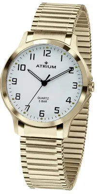 Produktbild von ATRIUM Damen Uhr Armbanduhr Edelstahl gold A13-60 Zugband