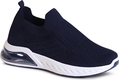 Produktbild von topschuhe24 2377 Damen Plateau Sneaker Light Slipper, Farbe:Blau, Größe:39 EU