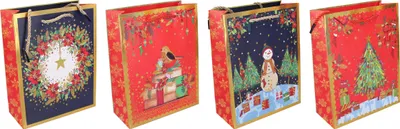 Produktbild von Geschenktüte M 26x32x10 cm WEIHNACHTEN