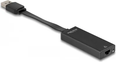 Productafbeelding van Delock - Netwerkadapter - USB 3.0 - Gigabit Ethernet x 1 - Zwart