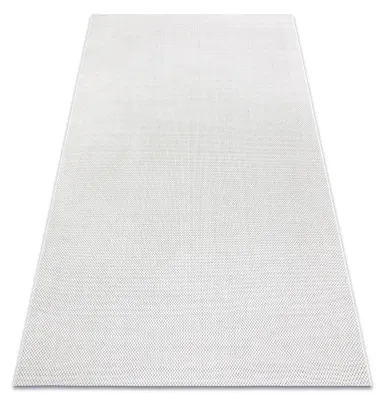 Imagen del producto de Alfombra de cuerda sisal FLAT 48663/060 Liso crema blanco 80x150 cm