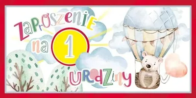 Obrázek produktu pro Pozvánka na první narozeniny Z172 (5 kusů) - AbCard