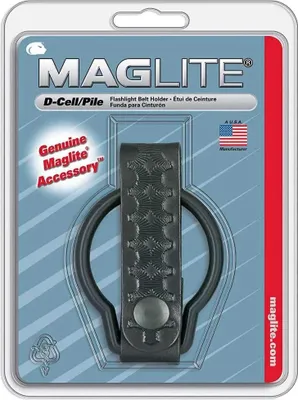Image de Boucle de ceinture en cuir Mag-lite Avec motif D/rl4019/ml150 Noir  Noir Taille unique